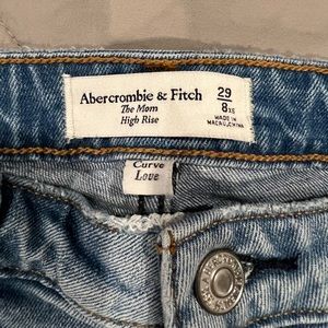 Abercrombie and Fitch Mom High Rise CURVE LOVE